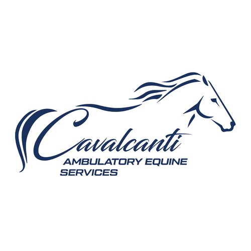 Cavalcanti Ambulatory Equine Services logo design