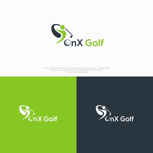 Logo concept for indoor Golf club.