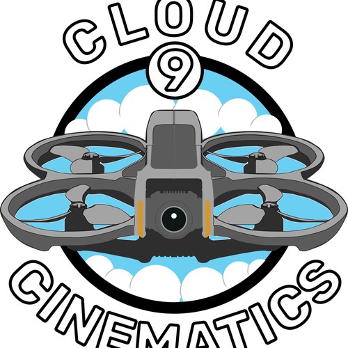 Vector Badge Design for Cinematic Drone Company