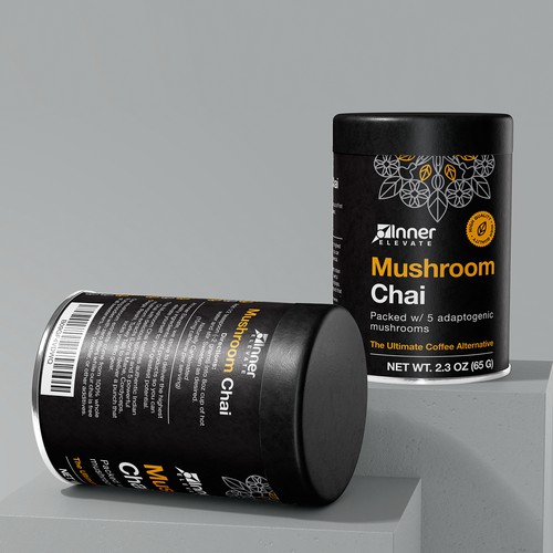 Mushroom Chai Label