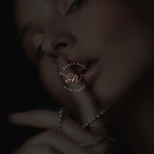 Elegant shiny logo for Sonja Wolf - Make Up Artist