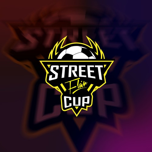 Logo concept for a football tournament