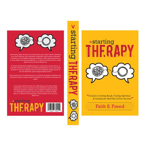 Book design entry for Starting Therapy part 3