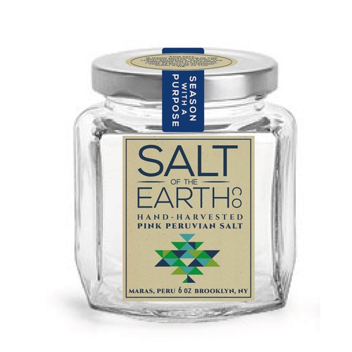 Need an awesome label design for Salt of the Earth Co. - Gourmet Peruvian Salt 