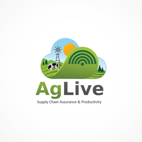 Brand identity for agri-tech startup: AgLive