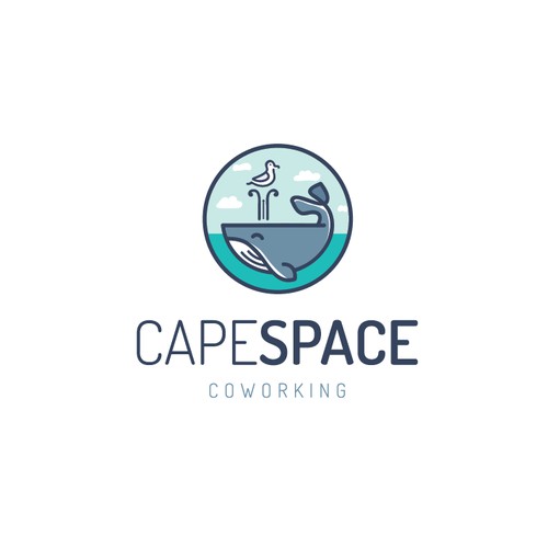 Logo proposal for a shared workspace/cowork operation on Cape Cod