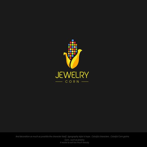 Elegant logo for the "Jewelry Corn"