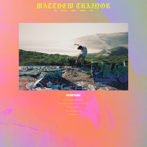 Matthew Trainor Portfolio Design