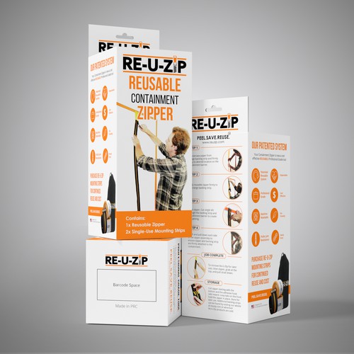 Packaging design for Re-U-Zip