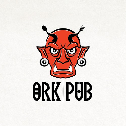 "OrkPub" Logo Design for traditional PUB