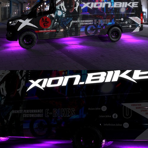 Van wrap - ebike company