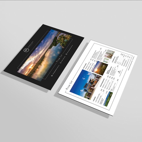 Modern photography brochure