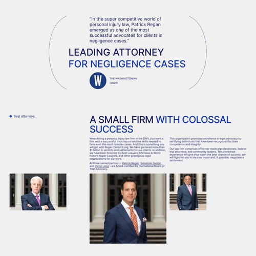 Lawyer Home Page Design