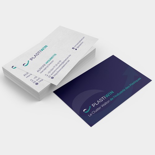 Design a Modern and Dynamic Business Card for a Business Cluster