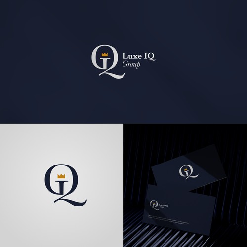 Luxe IQ Group — Luxury Real Estate Monogram Logo