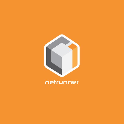 Letter in a isometric cube
