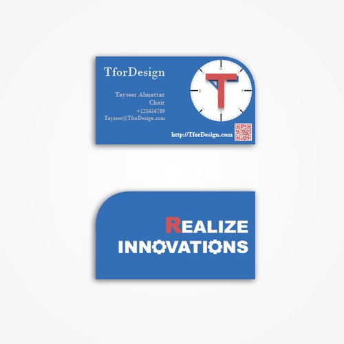 Abnormal Business Card for TforDesign.com !? Please come in!