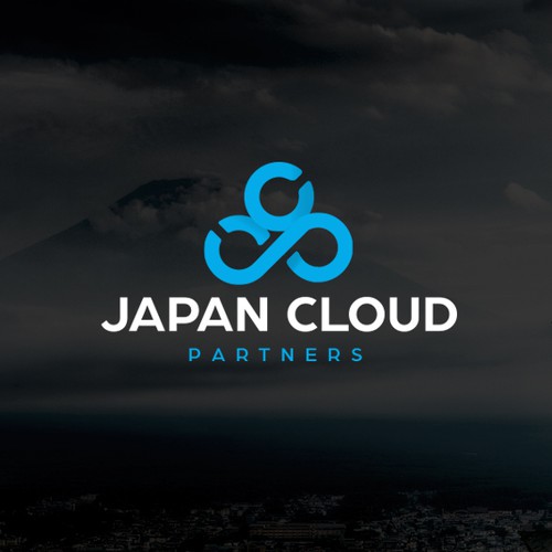 Logo design concept for "Japan Cloud Partners"