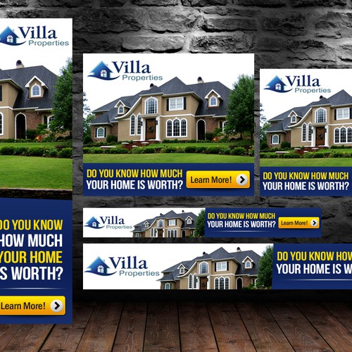 Create the next banner ad for Villa Properties