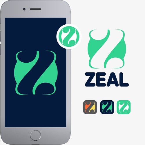 Mobile App Wordmark, Icon and Logo