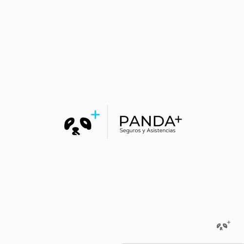 Logo concept for  Panda+  (Insurance and Assistance Brokerage company)