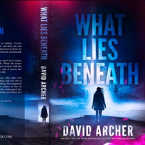 What Lies Beneath cover by Biserka Design