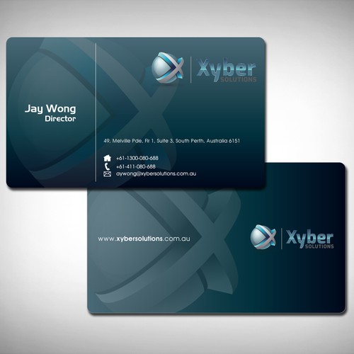 *GUARANTEED* Biz Card Design for Xyber Solutions!! - Come Join in!!