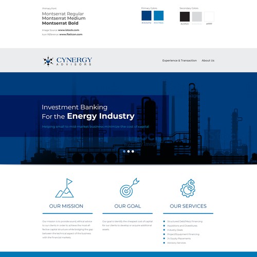 Investment banking for Energy Industry