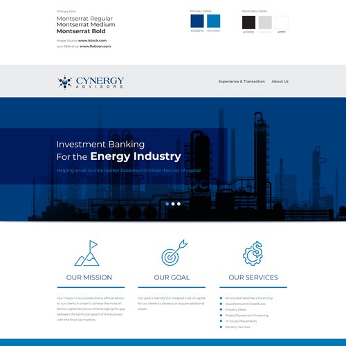 Investment banking for Energy Industry