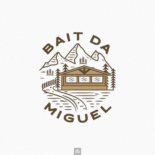 Minimalistic Food and Beverage Cabin Logo