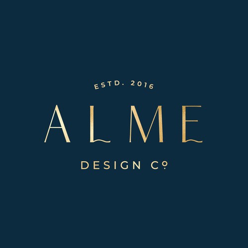 Branding concept for Alme Design Co, home staging business based in SE Wisconsin