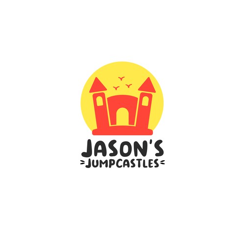 Fun Logo for a Jump Castle Company