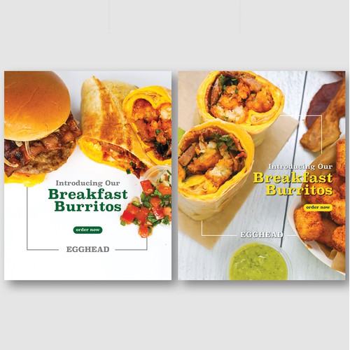 EGGHEAD Breakfast Burritos – Split-Layout Social Media Promo