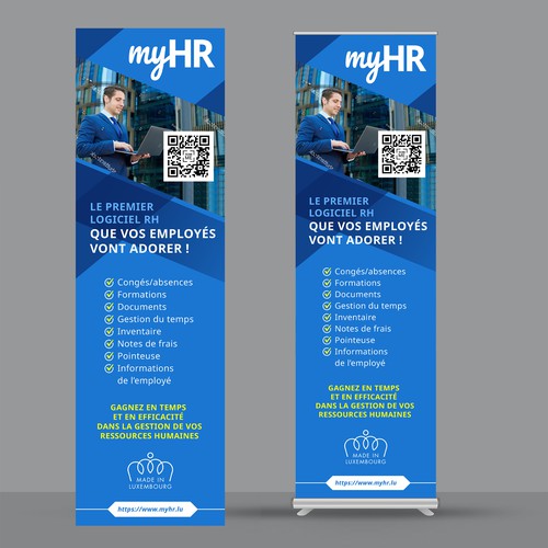 Banner design for myHR