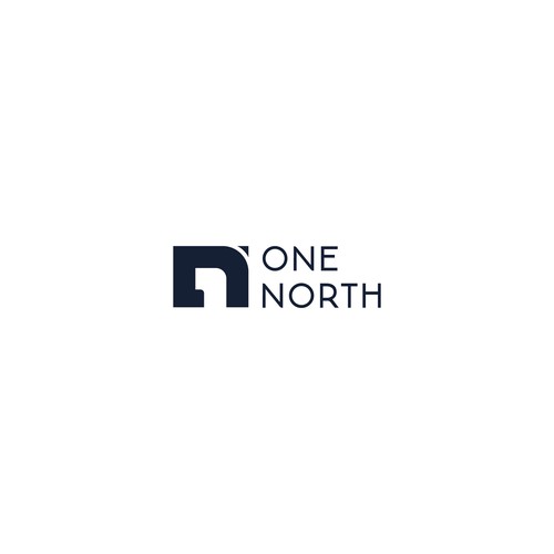 Minimal logo concept for 1North