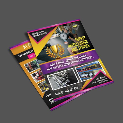 GYM flyer design
