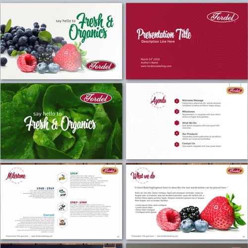 Presentation for Fresh Organics
