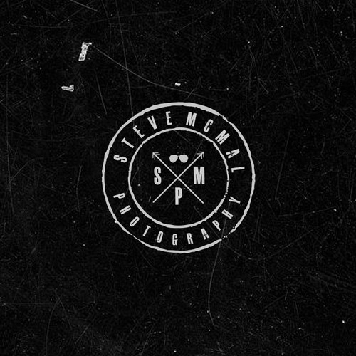 Brand identity logo for photographer.