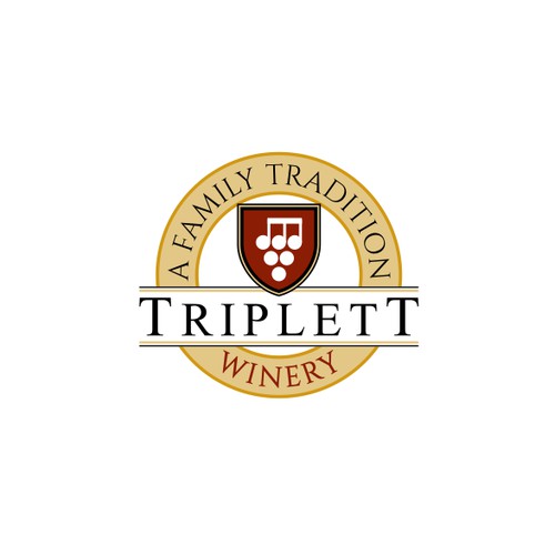 Winning logo for Triplett Winery