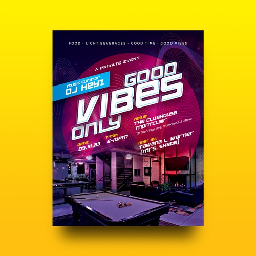 Vibes flyer design