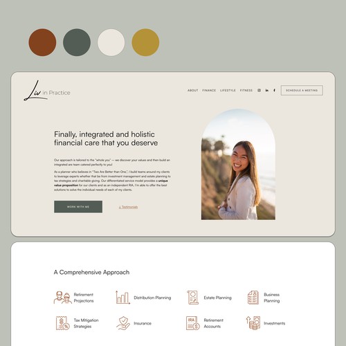 Finance, Lifestyle & Fitness Website