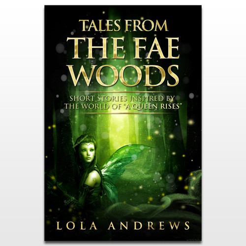 eBook cover for fantasy short story collection (dark fairytales feel)