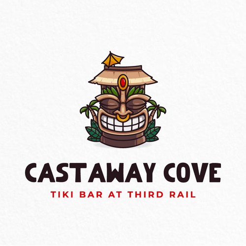 Polynesian TIKI Castaway Cove vector logo
