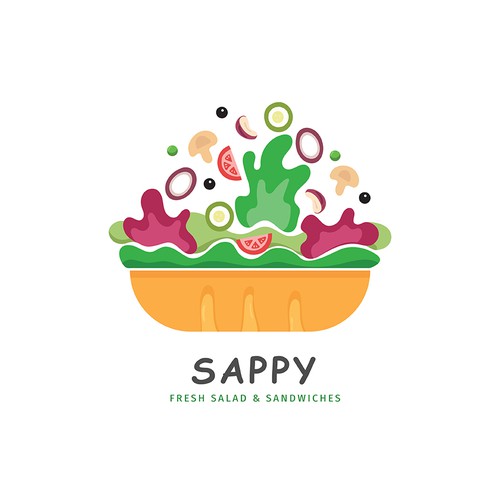 Salad Bar Logo Concept