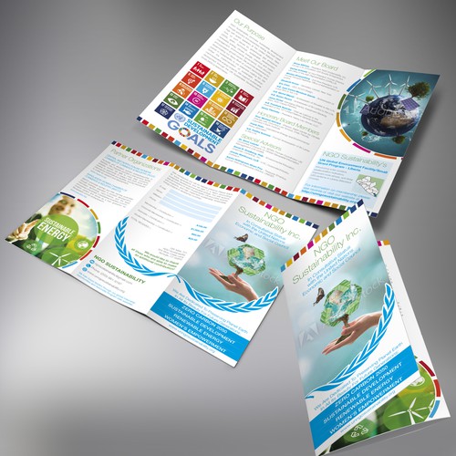 NGO Sustainability Inc. Trifold Brochure