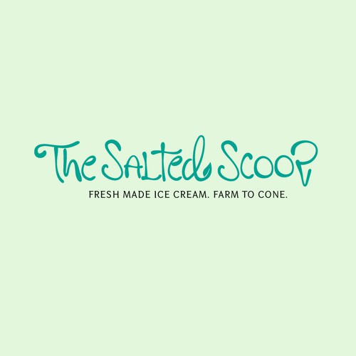 Ice cream shop logo