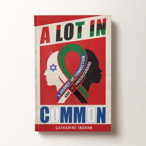 Book cover concept exploring connection and shared understanding between African American and Jewish communities