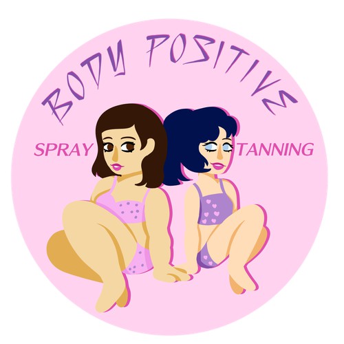 Cute logo for a spray tanning company