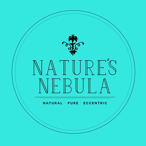 Bright concept for natural beauty products