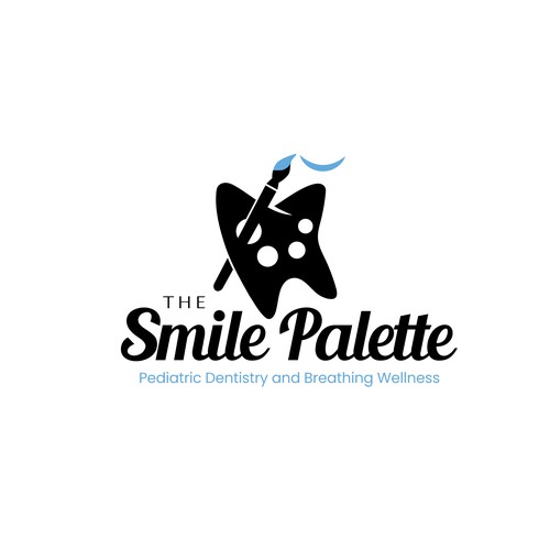 Playful logo for pediatric dentistry